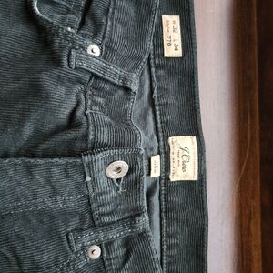 J. Crew Men's Black Corduroy Jeans